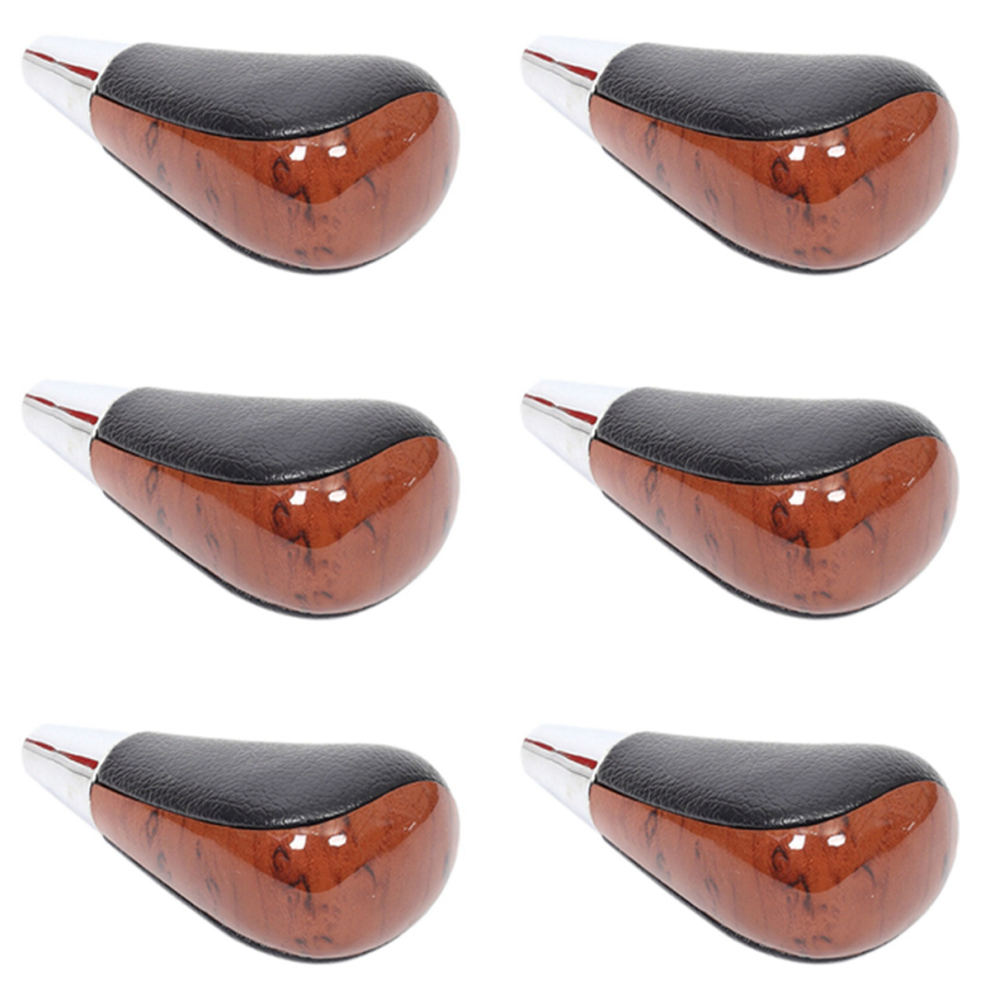Wood Gear Shift Knob For / Fortuner Grain/Black 4852890878148