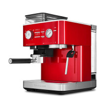 KitchenAid Espresso Machine with Burr Grinder Candy Apple Red