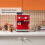 KitchenAid KitchenAid Espresso Machine with Burr Grinder Candy Apple Red 6