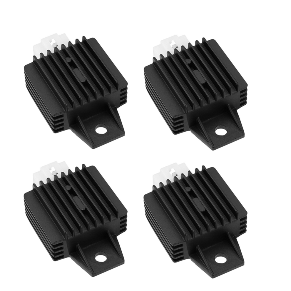 4 Pin Regulator Rectifier For 90Cc 110Cc 125Cc 140Cc 200Cc Atv Black 4852890882480