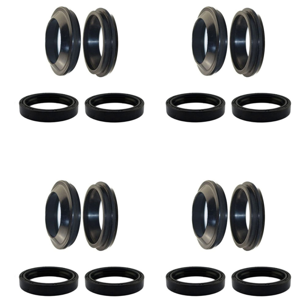 Motorcycle Front Fork Oil Seal And Dust Seal For Cb-1 Cb1 Cb400 Black 4852890887201