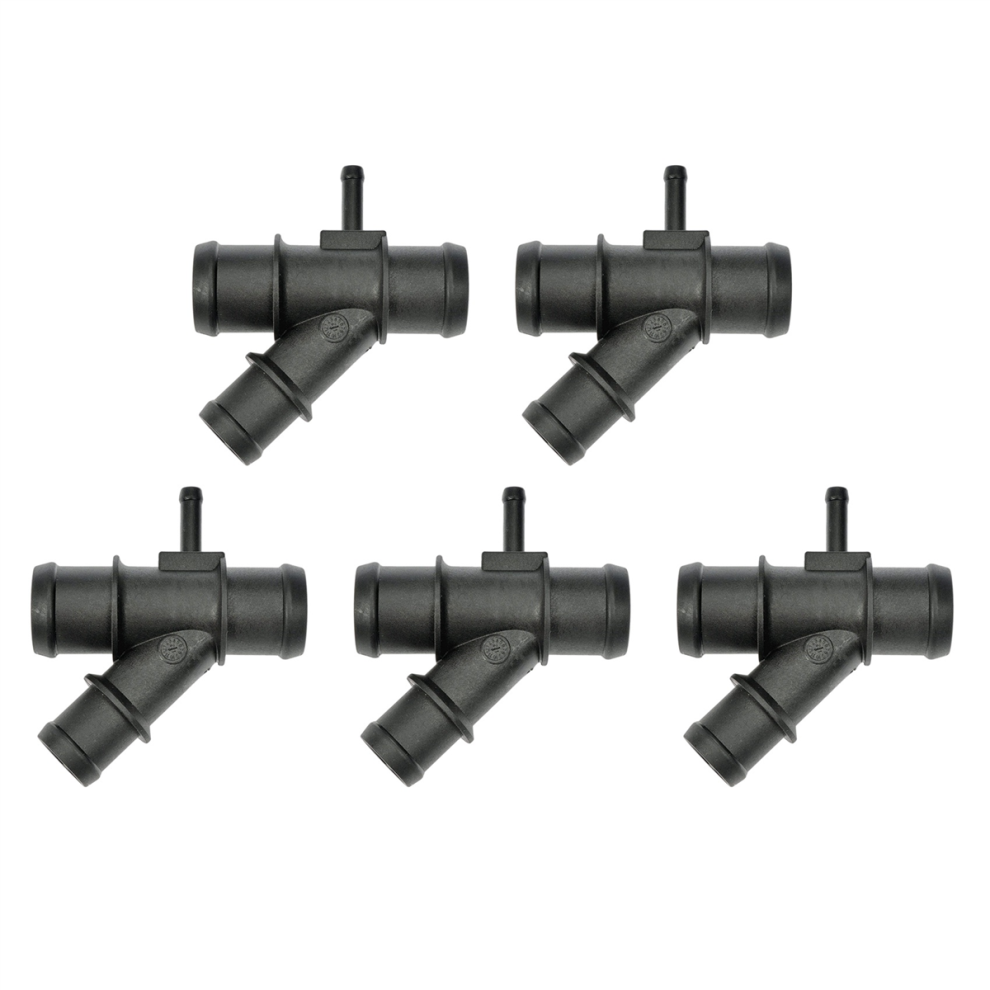 Engine Radiator Coolant Hose Connector For Golf A3 Tt Black 4852890888307