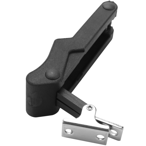 Door Draw Latch Lock Replacement Soft Rubber Black Over-Center C7-10 1