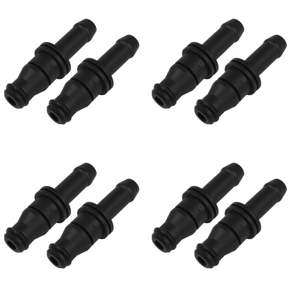 2Pcs Car Expansion Tank Coolant Hose Connector For C230 Black 4852890898368