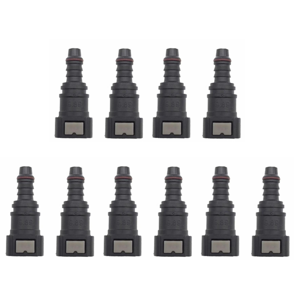 9.89 Id8 Curved Fuel Line Quick Connector, Fuel Quick Connector 4852890897378