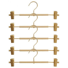 5pcs Trouser H Clips Alloy Anti Slip Pants Skirt Rack Trousers Clips Wardrobe