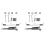 1Set Car Brake Shoe Clearance Adjuster Kit For 1