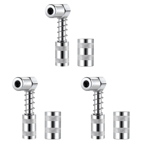 Grease Nozzle Adapter - Accessory 90 Degree Grease Coupler Adapter