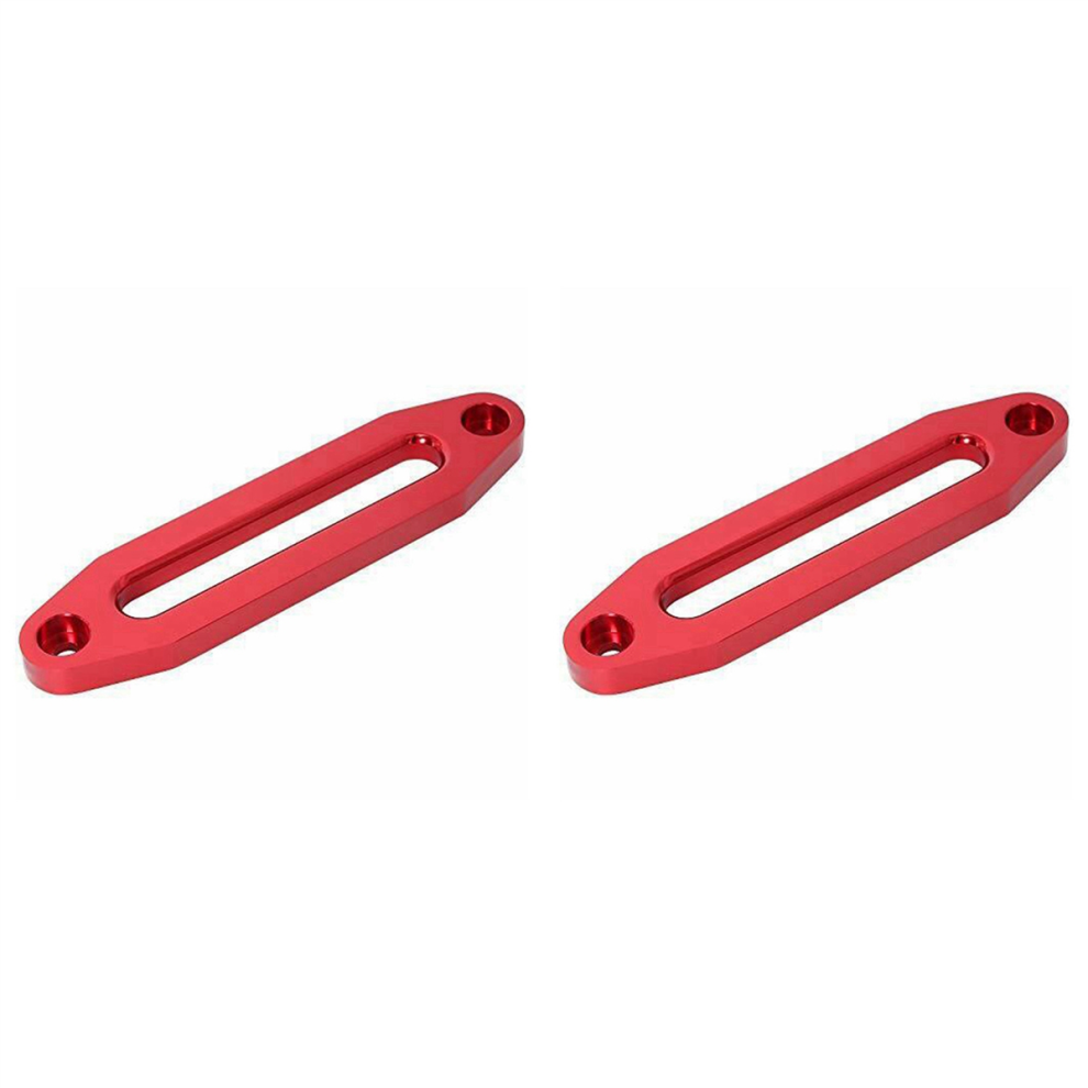 10 Inch 12000 Winch Rope Guide Hawse Aluminum Fairlead Red 4852890802525
