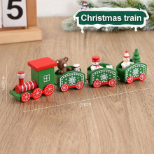 Gigbuff Cam Wooden Train Ornament Merry Decoration For Home 2024 Xmas Kids Gifts Noel Natal Navidad New Year 2024