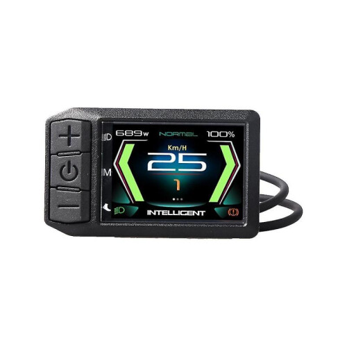 Electric Ycle Lcd 600c Display Speed Indicator Computer for Hub 24v 36v 48v 52v S