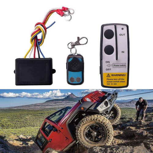 12v 12volt 50ft Winch Wireless Remote Set 1