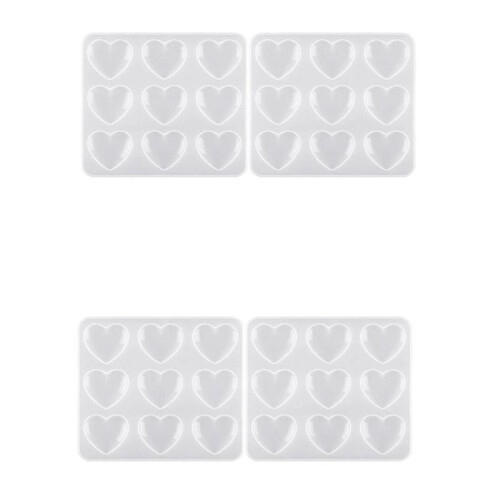2 Pack S Resin Molds Silic Epoxy Mold for Craft Ma