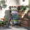 Outsunny Outsunny 5-Tier Raised Garden Bed, Ladder Planter with 5 Removable Boxes 1