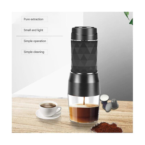 Espresso Maker Hand Press Ground Brewer Portable Fit Po 2