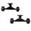 2 Sets S Board Wheels Alloy Sboard Trucks Rubber -wheel Board S Mini C 2