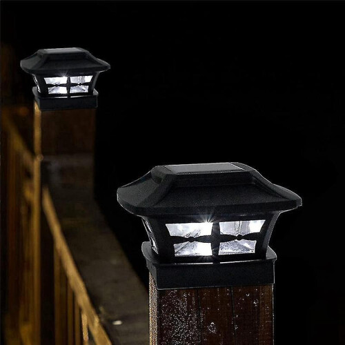 Solar Post Cap S 2 Ing Modes Led Deck Fence Cap S for Posts En Rat 1