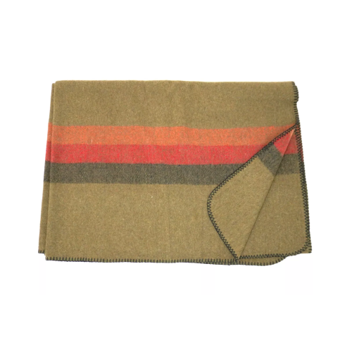 Wool Blanket Thick 165cm X 225cm  Striped High Quality