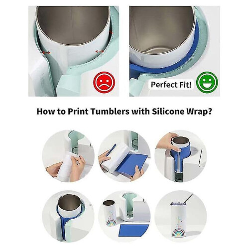 Silic Sublimat Mug Wrap Insert Compatible Mug Press Bundle Accessories, for Sublimati 2