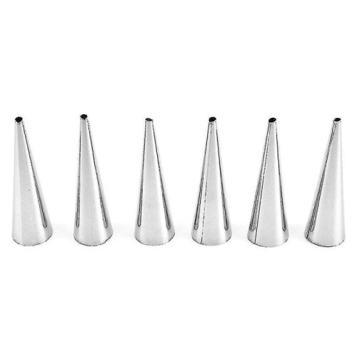 12pcs Pastry Cream Horn Cone Shaped Bread Cake Mould Baking Tool Set 1