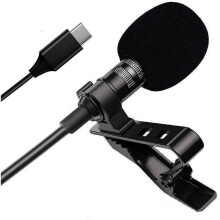 Usb Type C Clip-on Lapel Microphone for The Phone