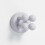 (Grey) 6pcs Silicone Adhesive Hook Utility Stand Plug Cable Holder Key Hook For Bathroom Kitchen 1