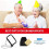 2 Times Folding Reading Magnifier 5 Led Light Magnifying Glass 5