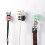 (Grey) 6pcs Silicone Adhesive Hook Utility Stand Plug Cable Holder Key Hook For Bathroom Kitchen 3