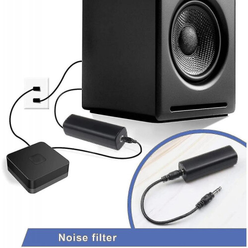 Ground Loop Noise Isolator for Car Audio/home Stereo System Eliminate The Buzzing Noise Completely with 3.5mm Audio Cable 1