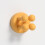 (Yellow) 6pcs Silicone Adhesive Hook Utility Stand Plug Cable Holder Key Hook For Bathroom Kitchen 1