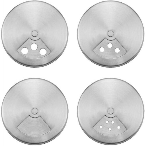 3pcs Stainless Steel Storage Spice Jars for Salt Pepper 1