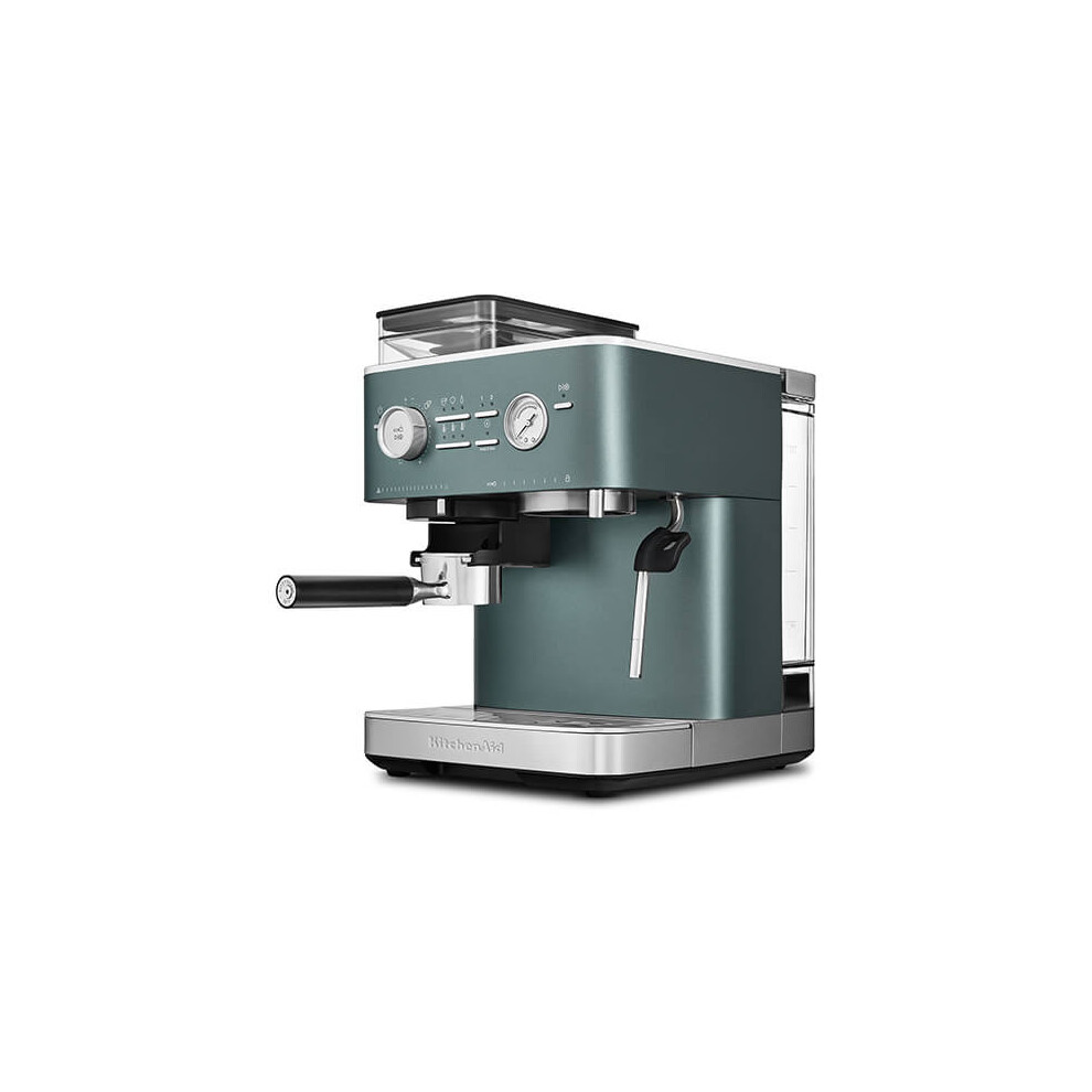 Kitchenaid Semi Automatic Espresso Machine With Burr Grinder Juniper Green