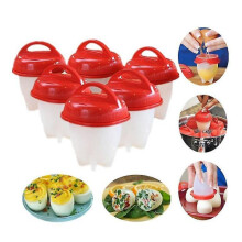 6pcs Silicone Egg Cookers High Temperature Non-stick