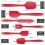 Spatula Set Silicone Nonstick Scraper Kitchen Baking Cooking 6 Piece Gift 2