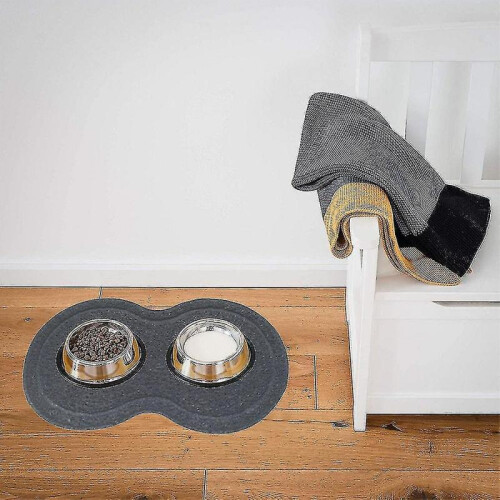 Cat Food Feeding Bowl Placemat Non-slip Mats 2