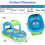 Inflatable Baby Swimming Ring Boat Seat 3