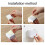 3 Pcs Wall Mount Remote Control Holder, Abs Wall Mount Storage Box for Cell Phone Charging Holder, Remote Control Storage Box 3