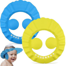 2pcs Adjustable Baby Shower Cap Baby Shampoo Cap