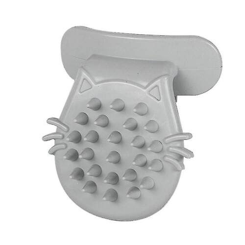 (Grey)Cat Brush Shedding Grooming, Soft Massage Cat Tongue Brush