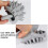 (Grey)Cat Brush Shedding Grooming, Soft Massage Cat Tongue Brush 4