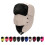 (Pink) Winter Cold Proof Thickened Warm Cotton Cap 5