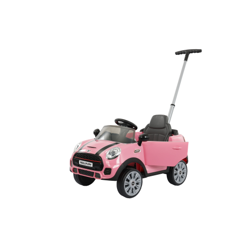 Mini Cooper Play Push Car - Pink
