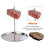 Chicken Bbq Rack with Base Fish Stainless Steel Roaster Poultry Vertical Skewer 3