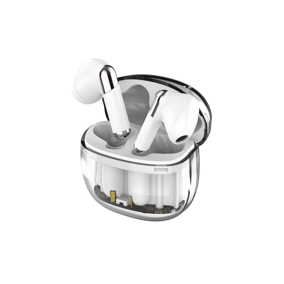 Bluetooth Headset, Bluetooth 5.3, Long Battery Life, Hifi Stereo Sound, White 9331562972896