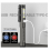 Lampe LED étanche rechargeable noire T090 avec clip de couvercle 2