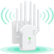 VPMKP 2024 Home WiFi Extender – dvojpásmový zosilňovač signálu až do 1200 Mbps, výkonný a stabilný zosilňovač WiFi