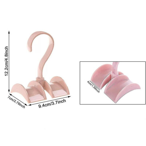 4pcs Bags Storage Rack Hook Wardrobe Silk Scarf  Rotatable Hanger 1