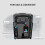 Bomba de Pneu 12V Compressor de Ar Inflar Pneus de Carro e Bicicleta com Parada Automática e Display Digital com Luz de Fundo Dc12V Pre 3