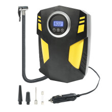 Compresseur d'air portable, gonfleur de pneus, pompe à pneus de voiture 12 V CC avec manomètre numérique 150 PSI, arrêt automatique