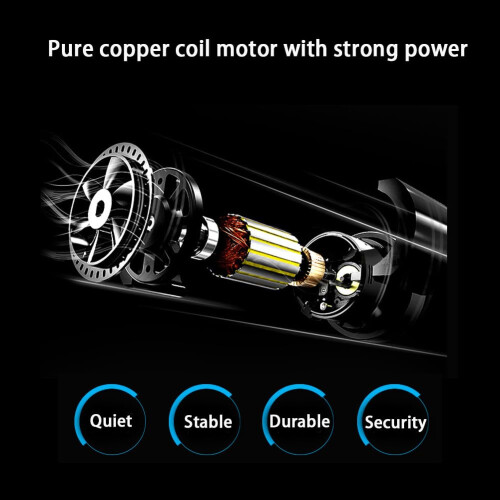 Bomba de Pneu 12V Compressor de Ar Inflar Pneus de Carro e Bicicleta com Parada Automática e Display Digital com Luz de Fundo Dc12V Pre 1